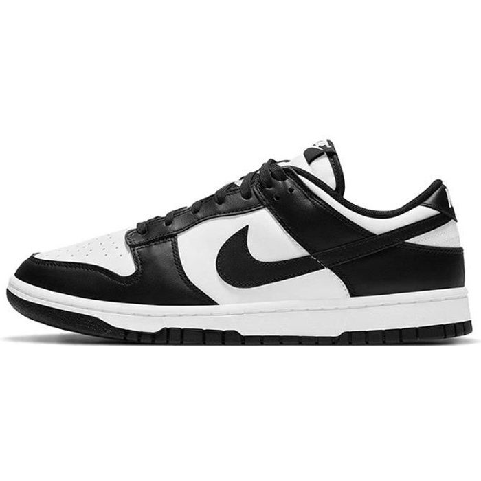Nike Dunk Low Retro White Black 2021 Cdiscount Sport
