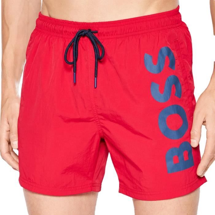 Short de bain Rouge Homme Hugo Boss Octopus