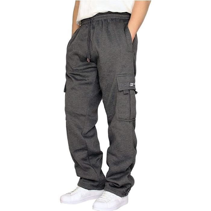 Pantalon Cargo Homme De Travail Tactique - Coupe Décontractée Avec Multiples Poches - Taille élastique S à 4XL - Pour Outdoor, Randonnée, Loisirs - 7
