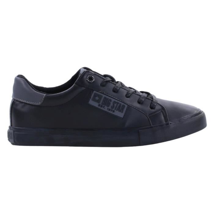 BIG STAR Chaussures Homme BIG STAR JJ174260 Noir - Dessus Synthétique - Lacets