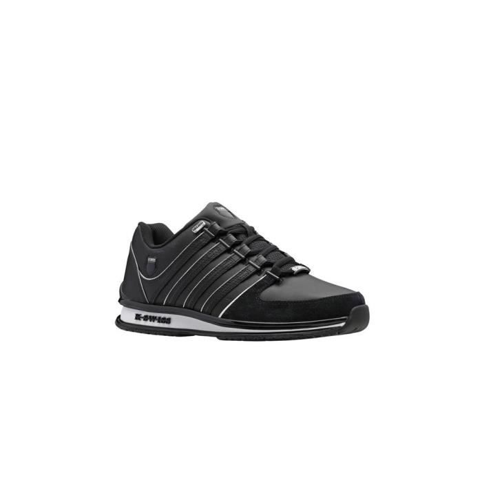 K-SWISS Chaussures K-SWISS Rinzler Noir - Homme/Adulte - Cuir - Lacets - Plat