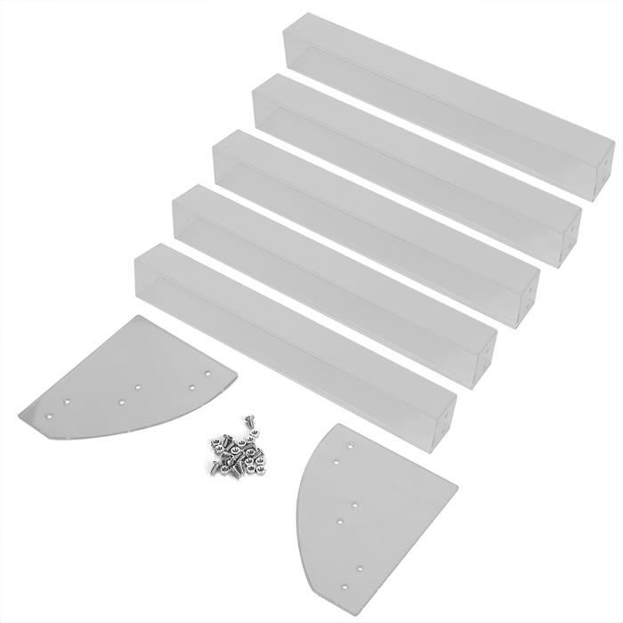 Support Mural Pour Skateboards - 6 Niveaux - Organisateur Pour Planches, Longboards - Pour Magasin Ou Maison