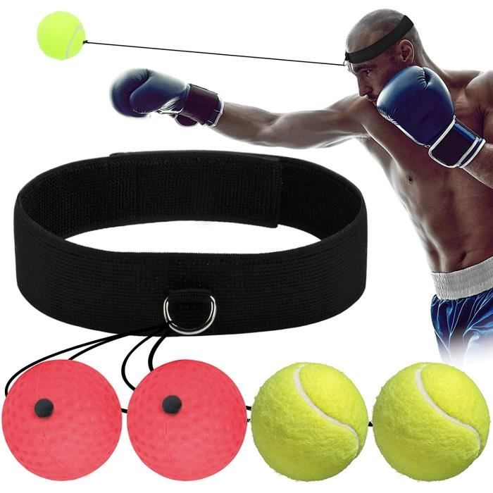 Ballon De Boxe Reflex – Sac De Frappe Avec élastique Pour Entraînement à La Maison