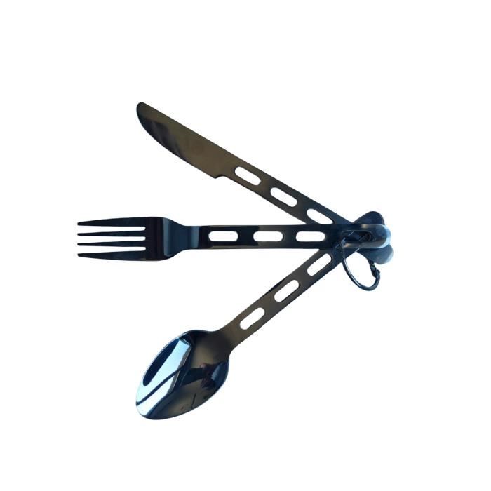 Set de couverts de camping - OCamp - Gris - Adulte - Mixte
