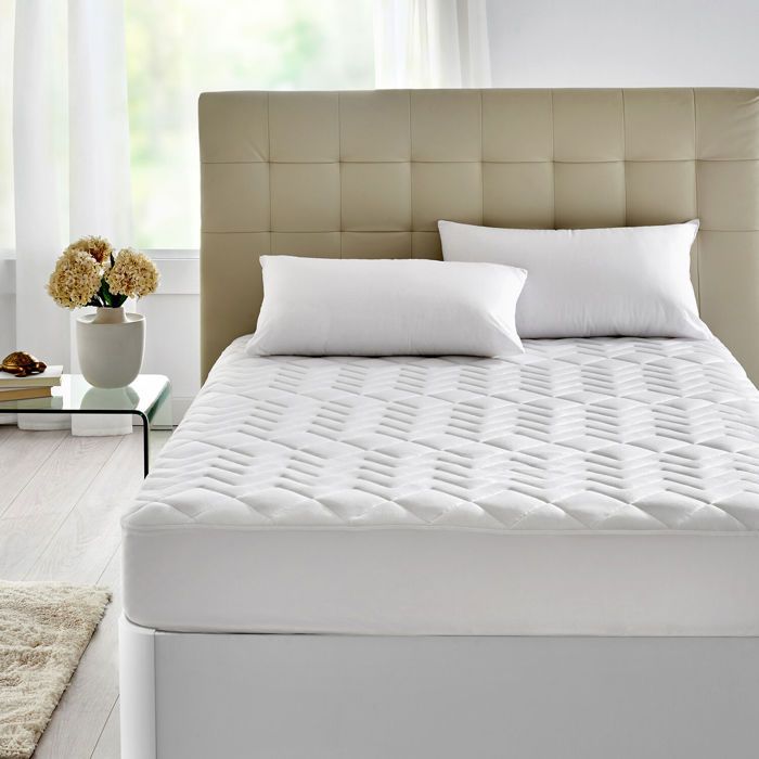 Protège-matelas thermorégulateur - PIKOLIN HOME - 90x196 cm - Blanc - Tencel® - Ecolofil Effet Duvet