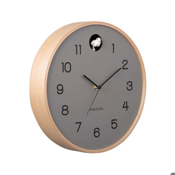 Horloge murale en verre 40x40cm Silencieuse Pi?ce G om trique Orange Wall Clock