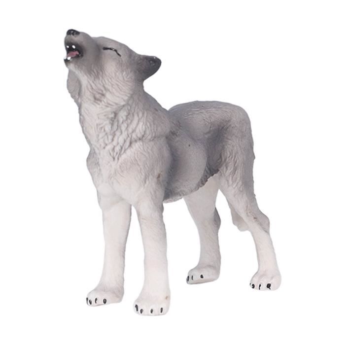 Figurine Décorative Cerf En Résine - Taille 15.5 Cm - Couleur Gris - Décoration Noël, Intérieur Maison Ou Bureau - Haute Durabilité