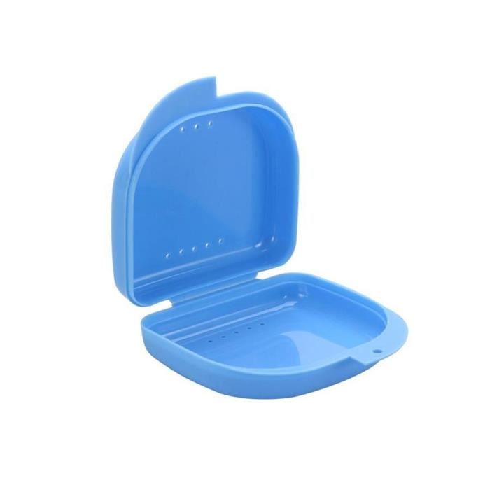 Boîte De Rangement Pour Appareil Dentaire (retenue, Aligneur) - étui Bleu, Orthodontie, Pratique