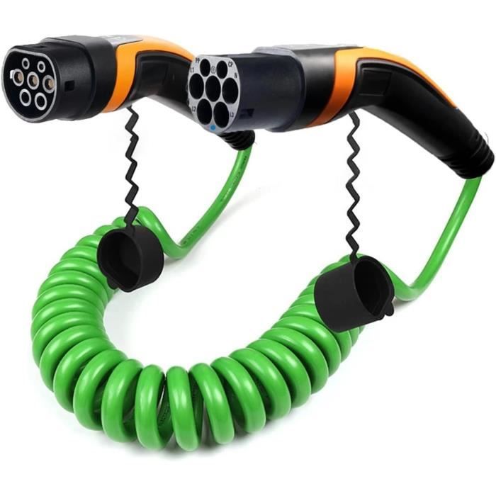 Câble De Recharge Type 2 ABSINA 22kW 32A 5m - Pour Voitures Électriques Et Hybrides | IP55