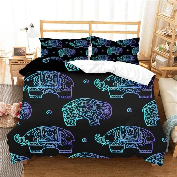 Tenture Murale Indienne Mandala Style Boho - Coton 100%, Motif Paon, Chameau, éléphant, Multicolore