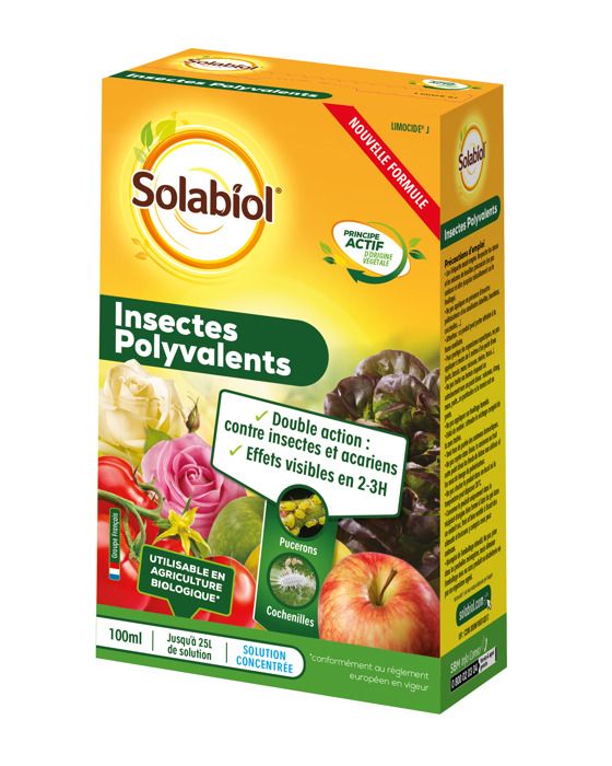 Sol Cu Insecte SOLABIOL SOLIPOLY100- Anti-Insectes & Acariens - Polyvalent- Etui 100 ...