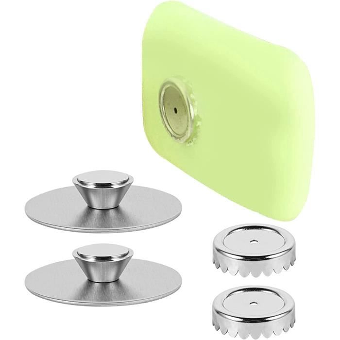 2 Porte-savons Magnétiques Sans Perçage - Acier Inoxydable, Aimants Puissants, Adhésif 3M