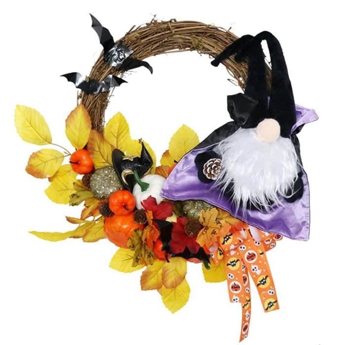 2 Décorations Porte Halloween En Bois – Citrouille & Fantômes | Déco Murale Festive Automne - 5