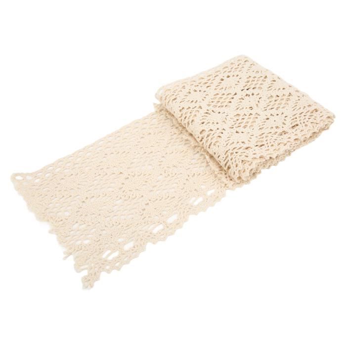 Ruban De Dentelle Coton Restokki - 20 Mètres, Largeur 2 Cm | Déco Vêtements, Mariage, Bricolage, Fil Beige