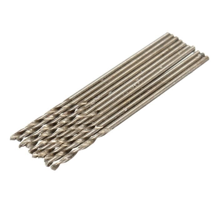 Foret à tige droite 1.0mm Foret Hélicodal Bijoux Foret Tige Droite