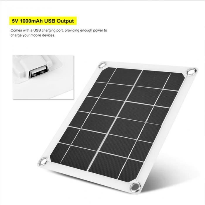 Contr/ôleur Solaire Pliable Double USB R/égulateur De Panneau Solaire Portable Utilis/é pour Charger La Batterie De Voiture Contr/ôleur De Camping 18//12 // 5V chora Panneau Solaire 60W
