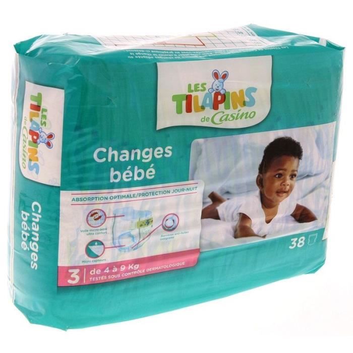 Les Tilapins Couches Taille 3 38 Couches Cdiscount Puericulture Eveil Bebe