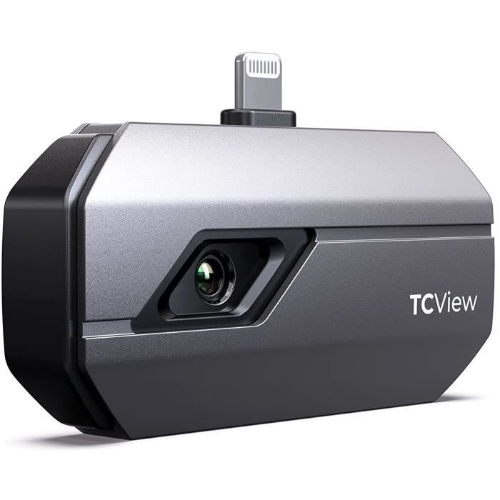 TOPDON TC002 Caméra thermique pour iOS 256 x 192 Résolution thermique Plage de température thermique construite pour iPhone & iPad