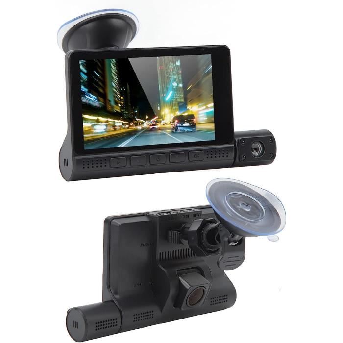 Fdit Enregistreur de conduite 3 3.16 pouces enregistreur de conduite de  voiture avant arrière enregistrement caméra de tableau de - Cdiscount Auto