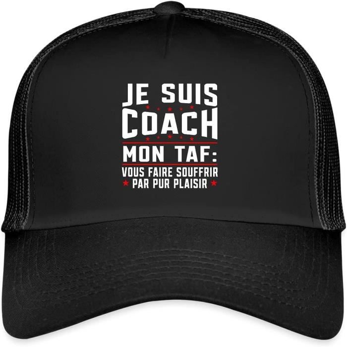 Coach Mon Taf Vous Faire Souffrir Humour Casquette Trucker[P6024