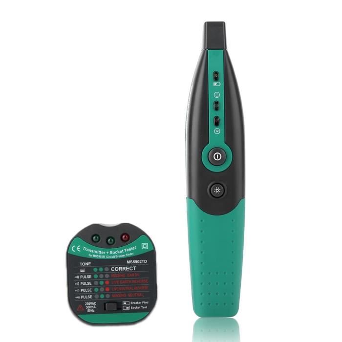 Testeur De Prise, Testeur De Terre, Testeur De Electrique Circuit, Courant Détecteur De Tension