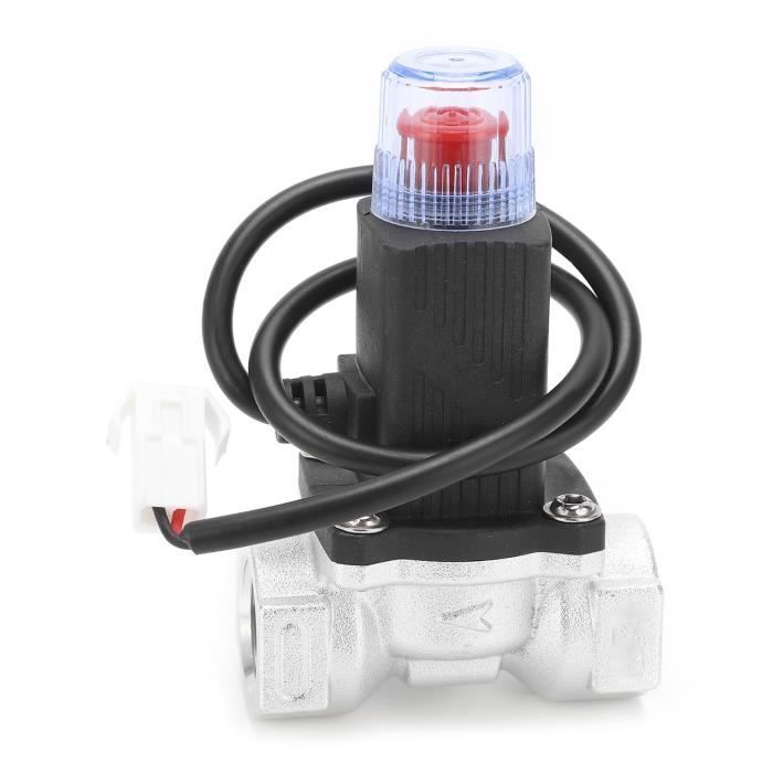 Électrovanne 12V Normalement Fermée – 2 Voies, 1/4" NPT, En Aluminium – Pour Air, Eau, Gaz – Temps Réponse <50 Ms, Pression 1,2 MPa - 7