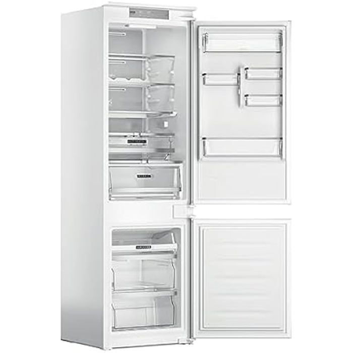 Réfrigérateur Intégrable - WHIRLPOOL - WHC18 T573 - 2 Portes - Froid Ventilé - Dégivrage Automatique