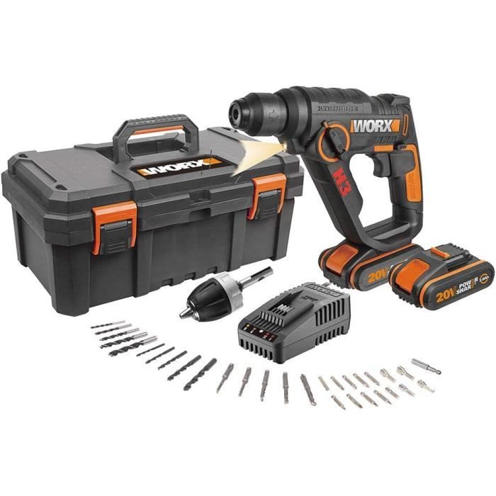 Rasaerba WORX WG749E Nitro 40V - Taglio 46cm Con Trazione - 2 Batterie 4Ah E Caricatore Doppio - Mulching - Foto 10