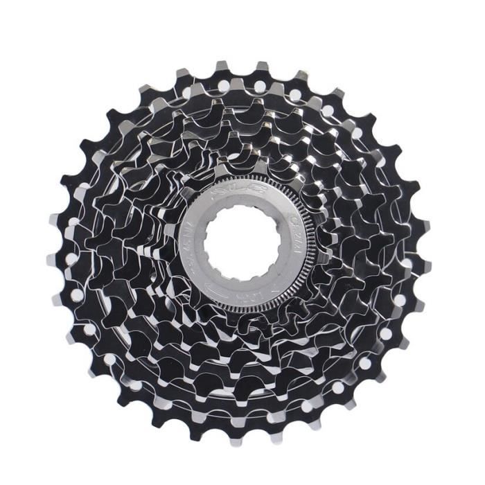 Cassette XLC FW-C03 10 Vitesses Compatible Campagnolo Argent - 13-26 Dents
