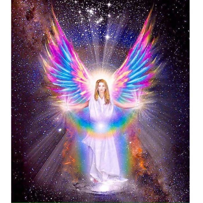 Kit Peinture Diamant Broderie 5D DIY Complet Fleurs de petit ange 30x40cm/12 * 16in Diamond Painting par Numéro full kits Grande Cristal Strass Point De Croix mosaïque Art Artisanat Décoration Mural