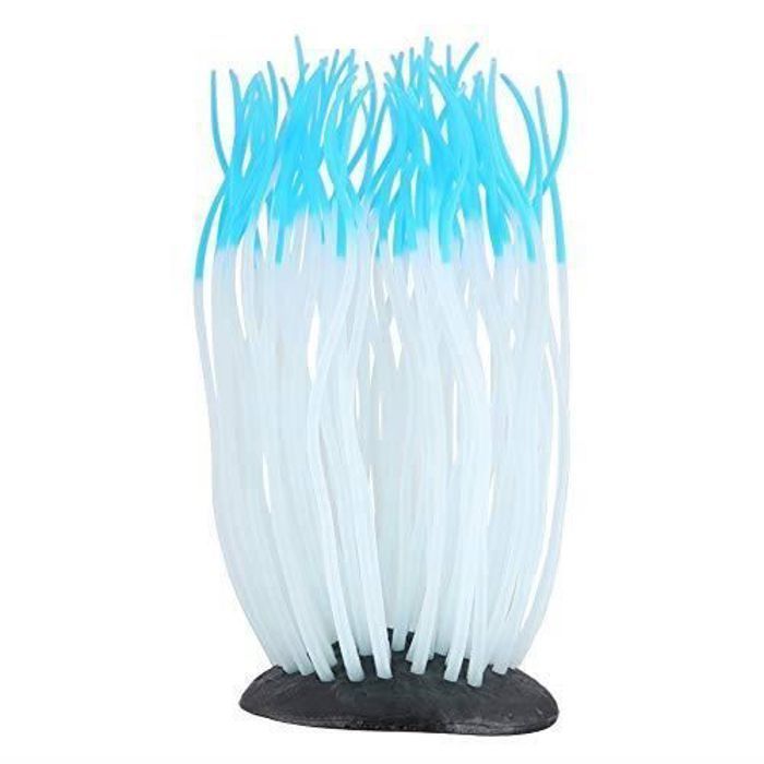 Comparer les prix de Corail artificiel lumineux en silicone pour décoration d'aquarium (bleu)