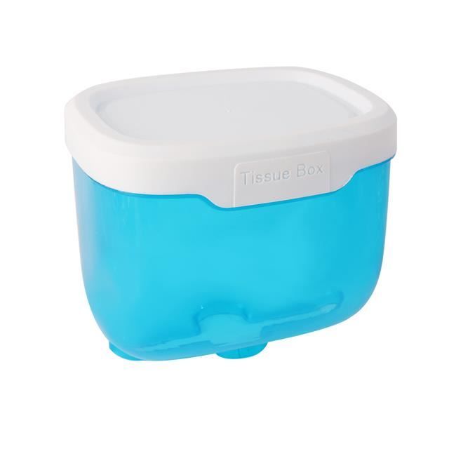 Distributeur De Mouchoirs, Support De Boîte à Mouchoirs | Boîtier De Télécommande étanche - Porte-papier De Soie Multifonction Avec Rangement Pour Cotons-tiges, Organisateur De Rangement Rectangulaire