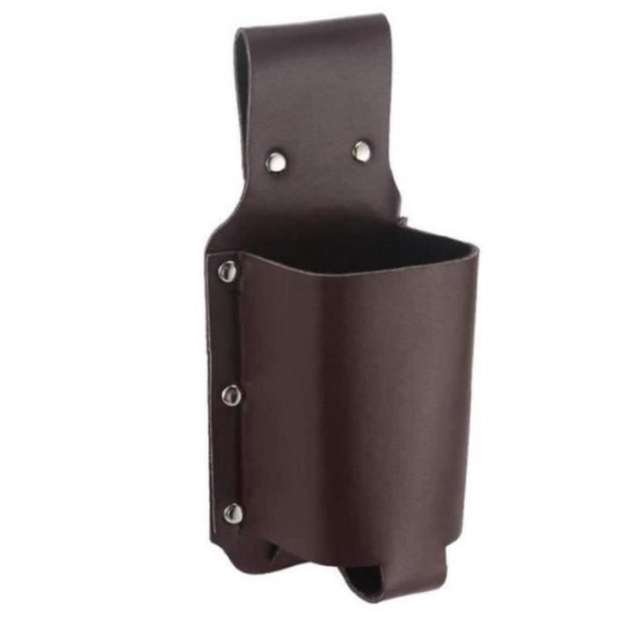 Ceinture Porte-bouteille En Cuir - Jusqu'à 2 Canettes Ou 1 Bouteille - Réglable, Pour Sorties Et Fêtes