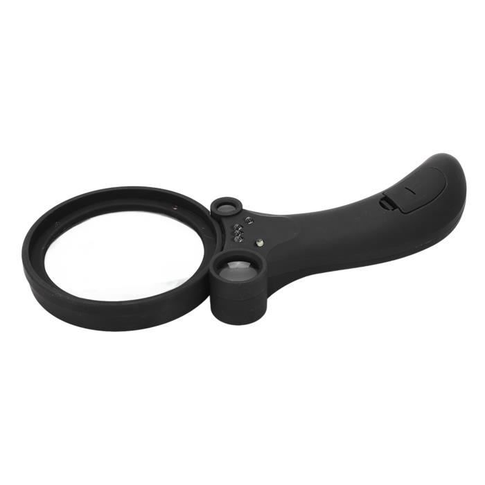 Zerone Loupe à main Loupe polyvalente TH600600B avec lumière UV LED 2