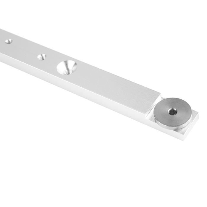 Barre à Onglet En Alliage Aluminium Avec Rail En T - 400 Mm Pour Scie à Table Travail Du Bois Précis