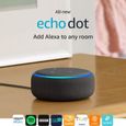 Assistant vocal Amazon Echo DOT 3eme génération avec Alexa - Couleur: Charcoal-1