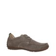 Sneakers Homme GEOX TAUPE - Gris - Cuir - Lacets - Plat-1