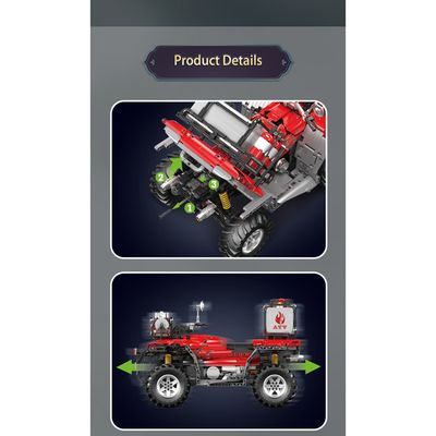 Mould King Flame Monster RC Buggy Kit de Construction de Modèle Télécommandé 18008 | - Boutique en Ligne de LEGO et Briques à Tenons