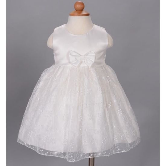 Bebe Puericulture Noeud Blanc Ivoire Vintage Robe De Bapteme Bapteme Robes Dentelle Bebe En Stock Vetements Accessoires