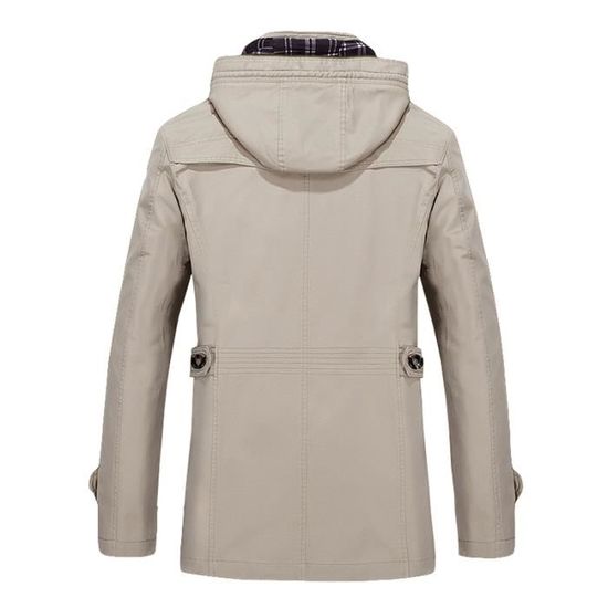 Veste longue homme coton new arrivals