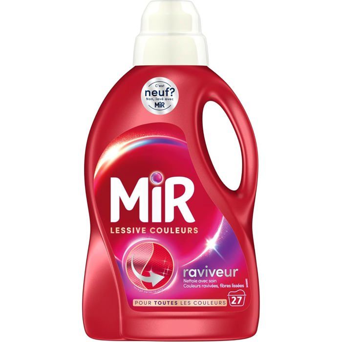 Mir - Lot de 2 lessives liquides - Couleur - Cdiscount Electroménager