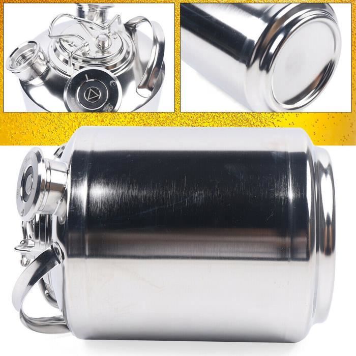 Bidon Eau Inox 10L – Swiss Link – Avec Sac De Transport – Argenté