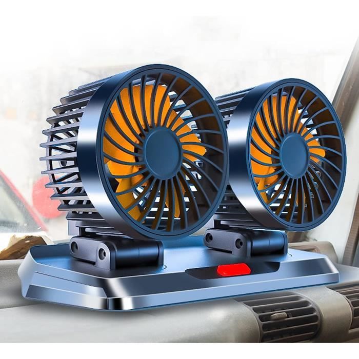 Ventilateur De Voiture 12V/24V - 80W Pour Climatiseur Auto, Maison Ou Atelier