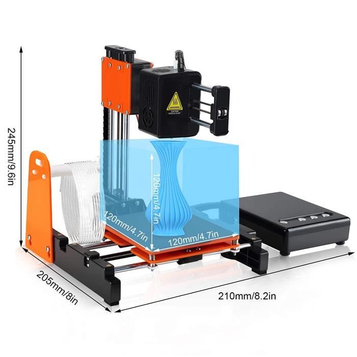 Mini Imprimante 3D Dimensions 120 X 120 X 120 Mm Filament De 1 75 mini-imprimante-3d-dimensions-120-x-120-x-120-mm-filament-de-1-75
