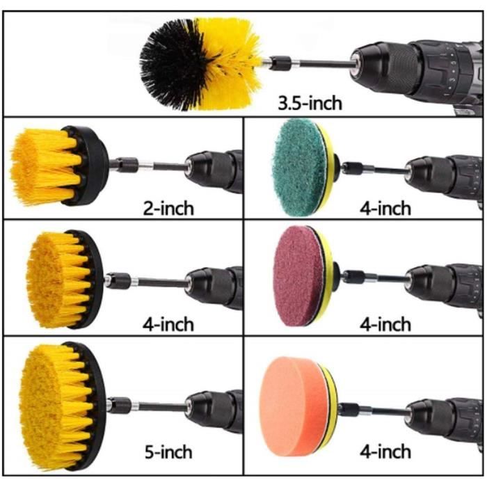 Lot De 3 Brosses De Nettoyage Pour Crevasses - Nettoyage Coins Morts Carrelage, Salle De Bain, Cuisine
