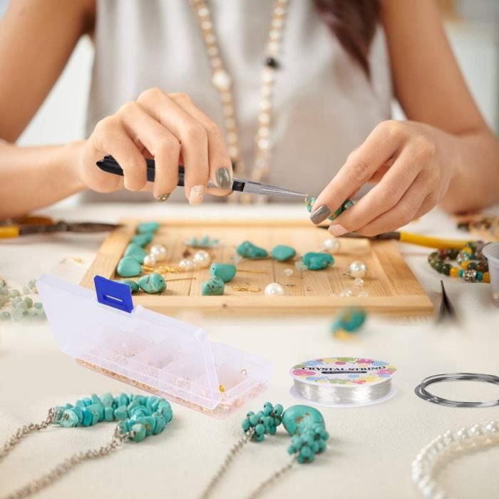 Fabrication de Bijoux Set Bead Set - Bijoux DIY Starter Set - Kit de  démarrage 