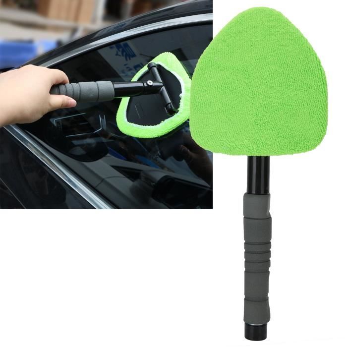 Nettoyant pour pare-brise, outil de nettoyage de vitres de voiture en  microfibre Kit de nettoyage de vitre de voiture