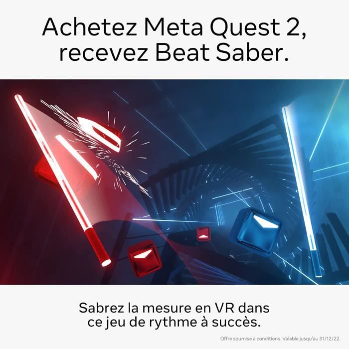 Meta Quest 2 — Casque de réalité virtuelle tout-en-un dernière générat