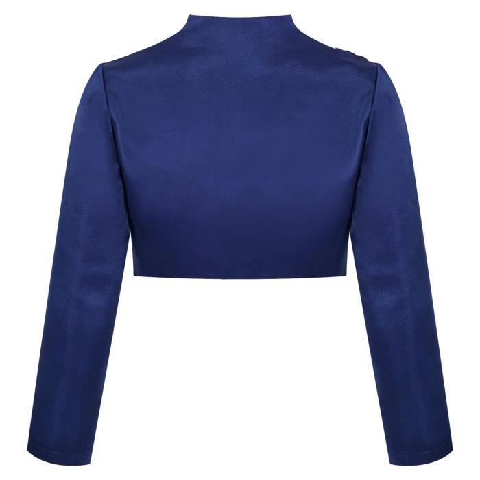 Bolero bleu mariage sales
