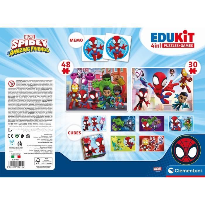 Tableau d'apprentissage spidey amazing friends quizzy - Clementoni